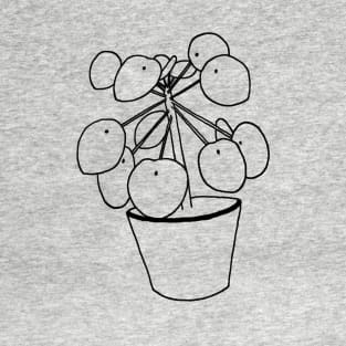 Pilea House Plant T-Shirt